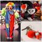 36 Pieces of 2" Red Pom Poms Valentine Faux Fur Pompom Ball Large Acrylic Pompoms Crafts